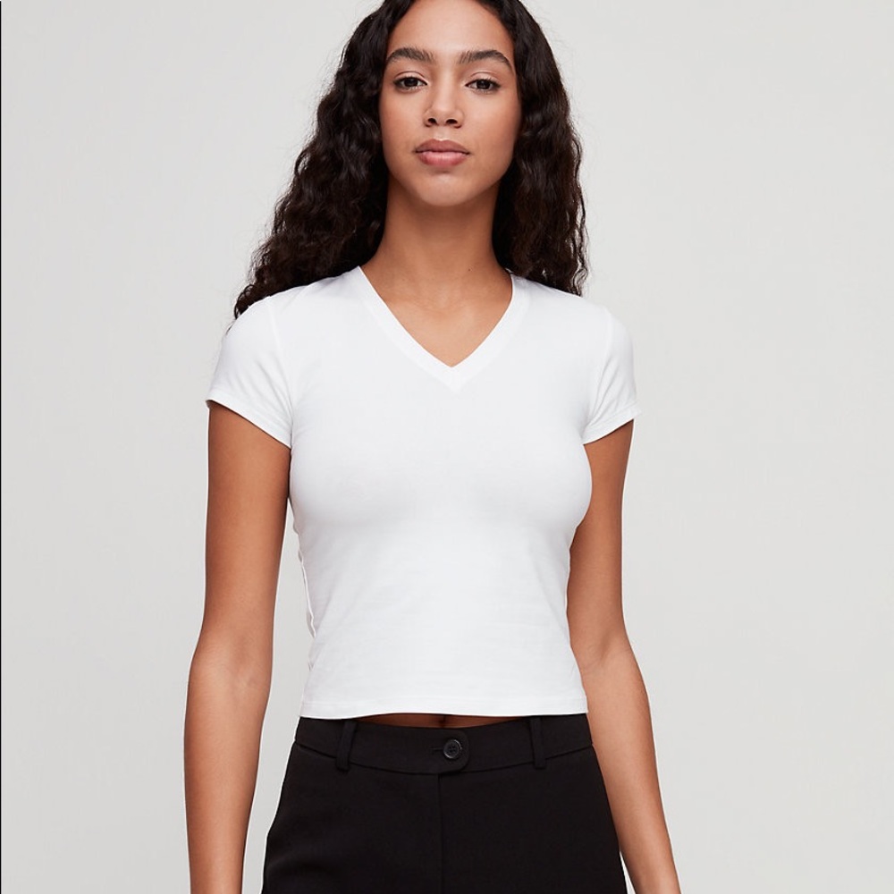 Aritzia Wilfred Jeslyn V-Neck T-Shirt
